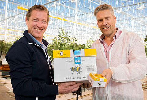 Koppert introduce nel nuovo assortimento di arnie un'innovazione che migliora l'orientamento dei bombi