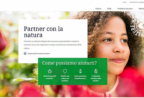 Nuovo sito per Koppert Italia